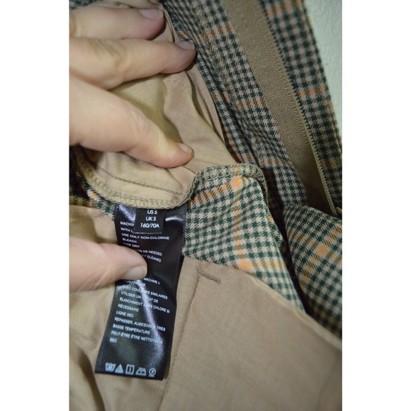 Urban Outfitters Paige‎ Pants Size S Plaid High Waist Pleated Cropped Trouser - Picture 12 of 13